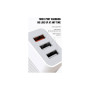 Зарядний пристрій XO USB L72 (3A, QC3.0, 3 Usb) + cable Micro USB White (XO-L72-BK) Зарядний пристрій XO USB L72 (3A, QC3.0, 3 Usb) + cable Micro USB White (XO-L72-BK)