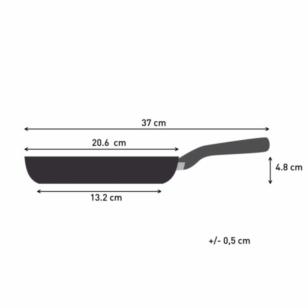 Сковорода Tefal Hard Stone 20 см, алюміній, бакеліт, сірий (D4560253) Сковорода Tefal Hard Stone 20 см, алюміній, бакеліт, сірий (D4560253)