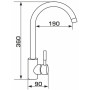 Змішувач GRANADO Elche LUX avena (gz0102L) Змішувач GRANADO Elche LUX avena (gz0102L)