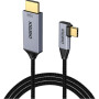 Кабель мультимедійний USB-C to HDMI M 1.8m 4K60Hz 90° corner Choetech (XCH-1803) Кабель мультимедійний USB-C to HDMI M 1.8m 4K60Hz 90° corner Choetech (XCH-1803)