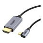 Кабель мультимедійний USB-C to HDMI M 1.8m 4K60Hz 90° corner Choetech (XCH-1803) Кабель мультимедійний USB-C to HDMI M 1.8m 4K60Hz 90° corner Choetech (XCH-1803)