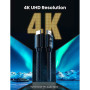Кабель мультимедійний HDMI M to HDMI M 10.0m 4K30Hz braided HD119 black Ugreen (40104) Кабель мультимедійний HDMI M to HDMI M 10.0m 4K30Hz braided HD119 black Ugreen (40104)