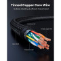 Кабель мультимедійний HDMI M to HDMI M 10.0m 4K30Hz braided HD119 black Ugreen (40104) Кабель мультимедійний HDMI M to HDMI M 10.0m 4K30Hz braided HD119 black Ugreen (40104)