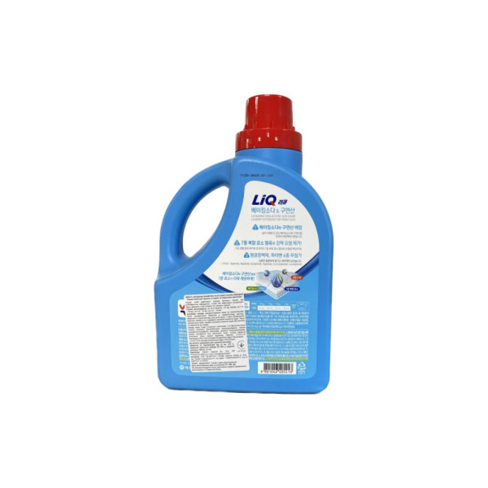 Гель для прання Aekyung LIQ Baking Soda&Citric Acid Liquid Laundry Detergent 2.7 л (8801046405413)