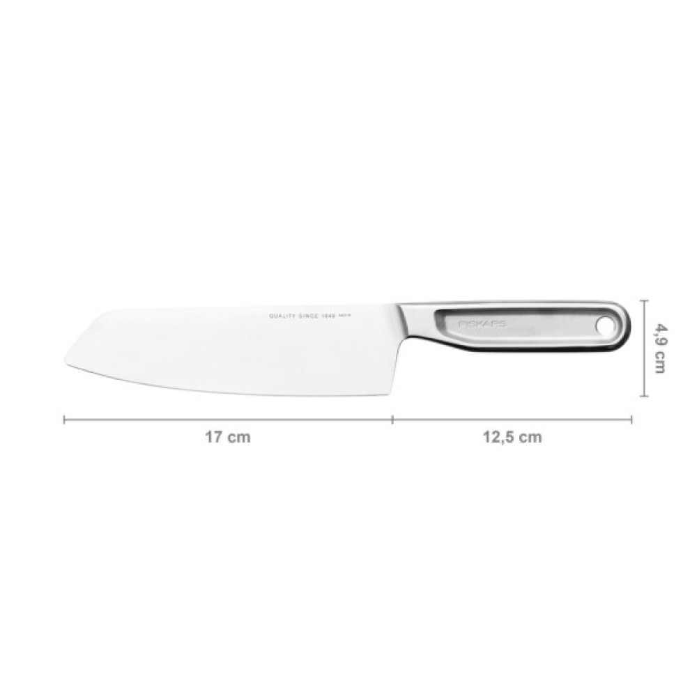 Кухонний ніж Fiskars All Steel Santoku 17 см (1062884)