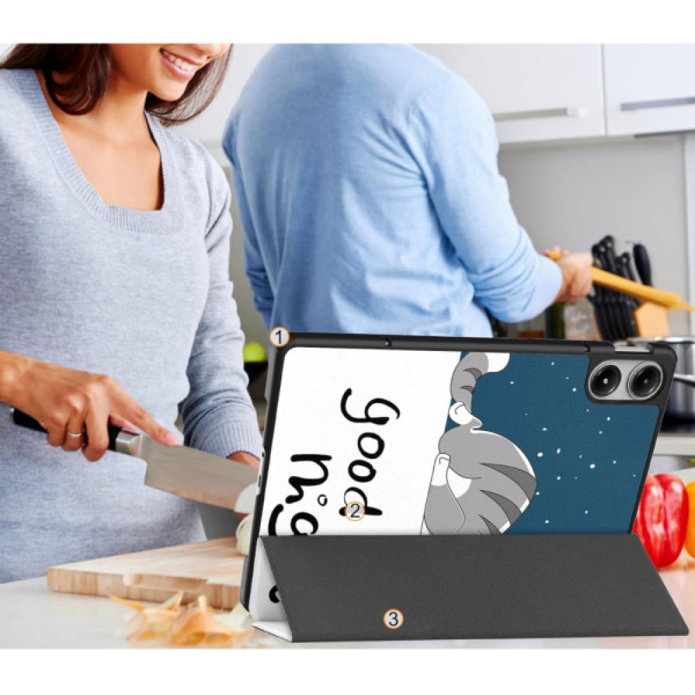 Чохол до планшета BeCover Smart Case Xiaomi Poco Pad 12.1" Good Night (711562)