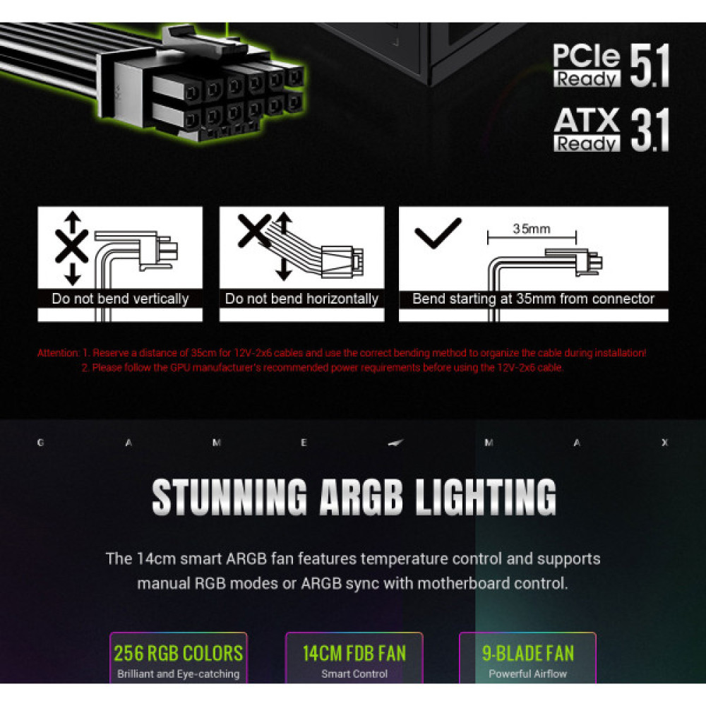 GAMEMAX RGB PRO 750G