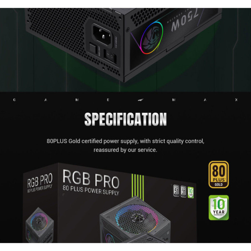 GAMEMAX RGB PRO 750G