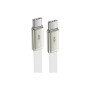 Дата кабель USB-C to USB-C 1.2m 60W 3A nylon white Acefast (6974316286257)