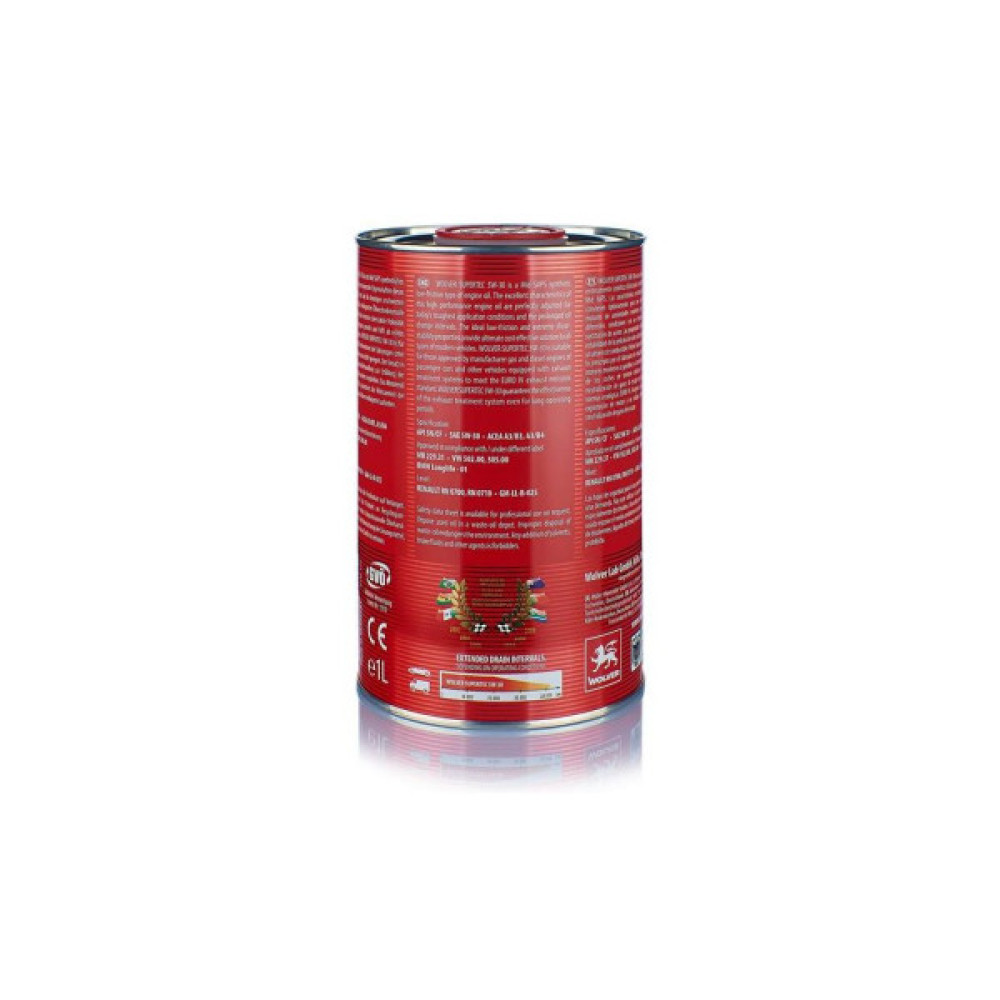 Моторна олива Wolver Supertec 5W-30 1л (4260360941375)