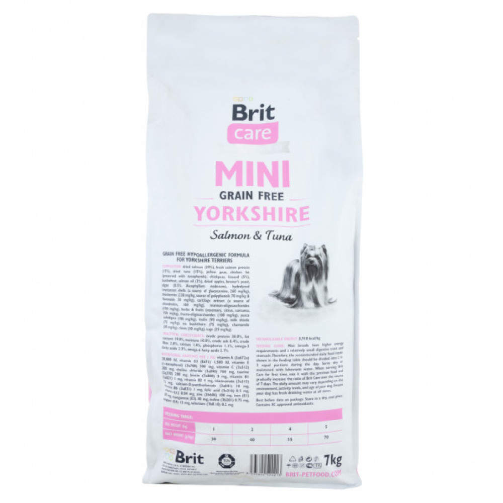 Сухий корм для собак Brit Care GF Mini Yorkshire 7 кг (8595602520213)