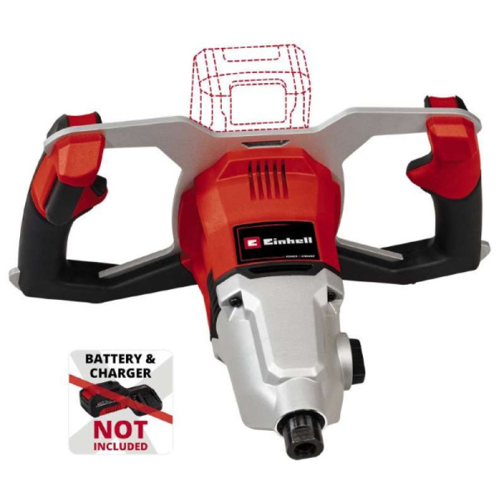 Міксер будівельний акумуляторний Einhell Professional TP-MX 18-2LI BL - Solo PXC 18В 450/720об/хв М14 60Нм безщітковий 5.11кг без АКБ та ЗП