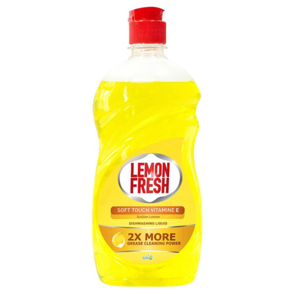 Засіб для ручного миття посуду Lemon Fresh Сицилійський лимон 500 мл (4820167000219)