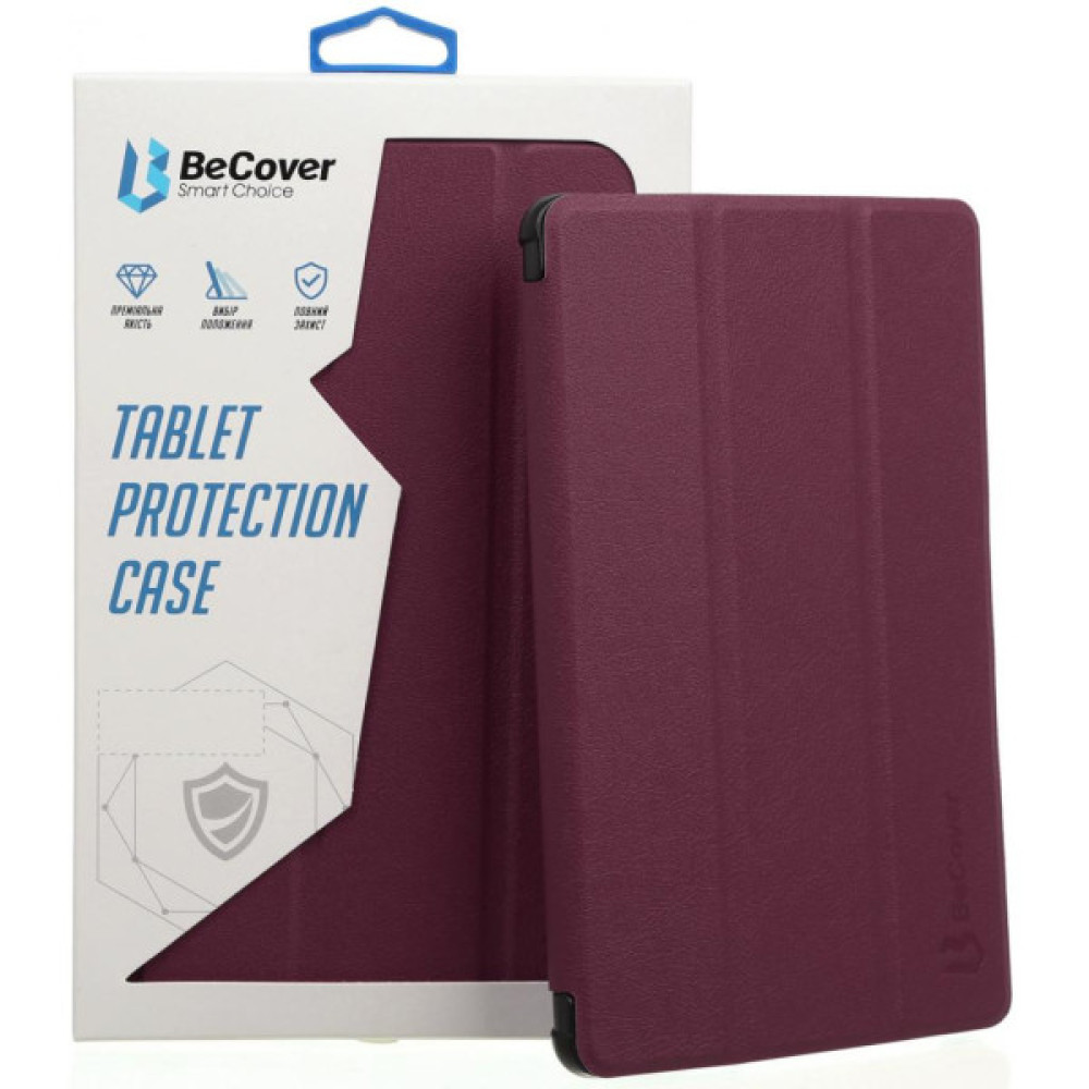 Чохол до планшета BeCover Smart Case Samsung Galaxy Tab S7 (SM-T875)/S8 (SM-X700/SM-X706) Red Wine (705224) Чохол до планшета BeCover Smart Case Samsung Galaxy Tab S7 (SM-T875)/S8 (SM-X700/SM-X706) Red Wine (705224)
