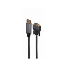 Кабель мультимедійний DisplayPort M to DVI M 1.8m 4K 24+1pin Cablexpert (CC-DPM-DVIM-4K-6)