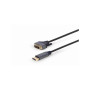 Кабель мультимедійний DisplayPort M to DVI M 1.8m 4K 24+1pin Cablexpert (CC-DPM-DVIM-4K-6) Кабель мультимедійний DisplayPort M to DVI M 1.8m 4K 24+1pin Cablexpert (CC-DPM-DVIM-4K-6)