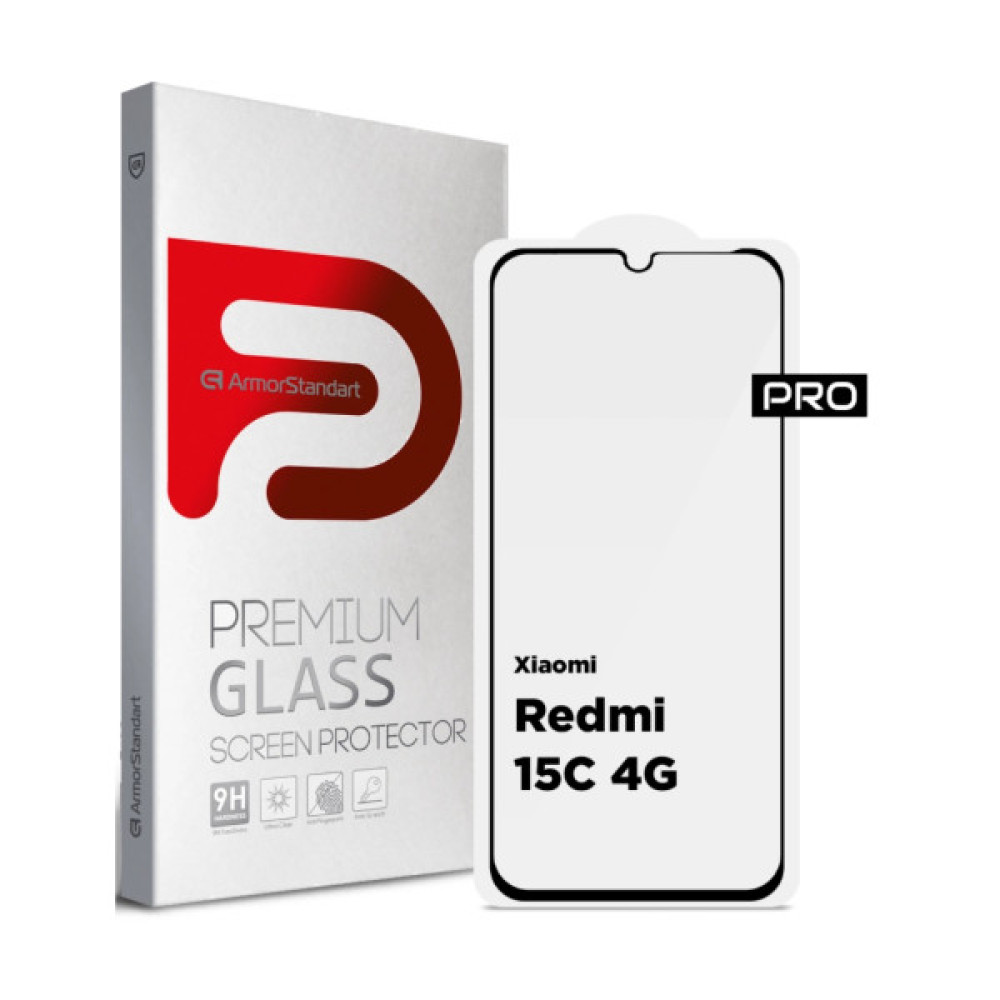 Скло захисне Armorstandart Pro Xiaomi Redmi 15C 4G (ARM85416)