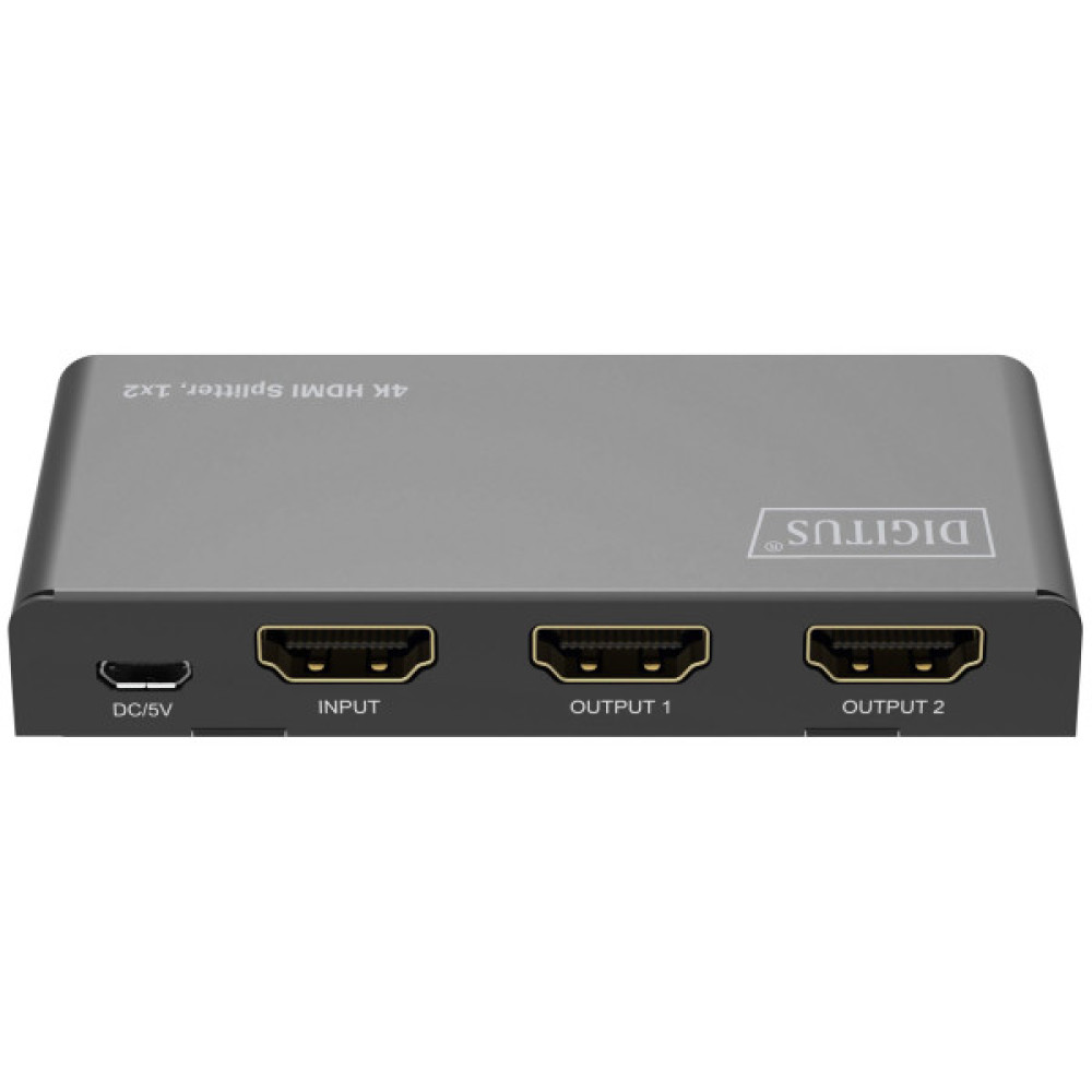 Відеосплітер DIGITUS HDMI (INx1 - OUTx2), 4K