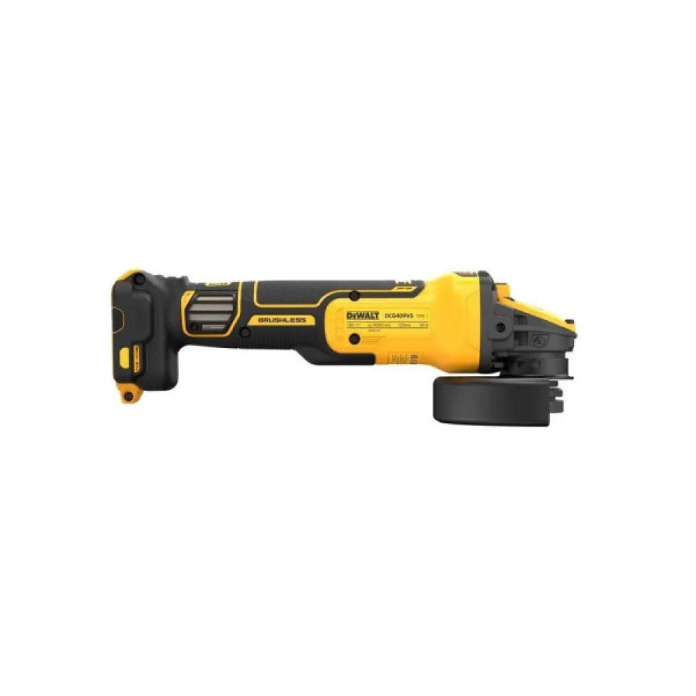 Шліфувальна машина DeWALT 18В XR Li-lon, 125мм, 3000-9000 об/хв, TSTAK (без АКБ та ЗП) (DCG409VSNT)