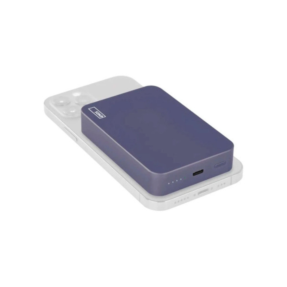 Батарея універсальна EMOS 10000mAh WI1046, 20W, Wireless, blue (B0551BL)
