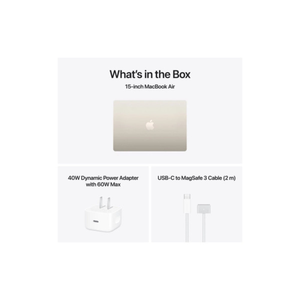 Ноутбук Apple MacBook Air 15 M5 A3448 Starlight (MDVF4UA/A)