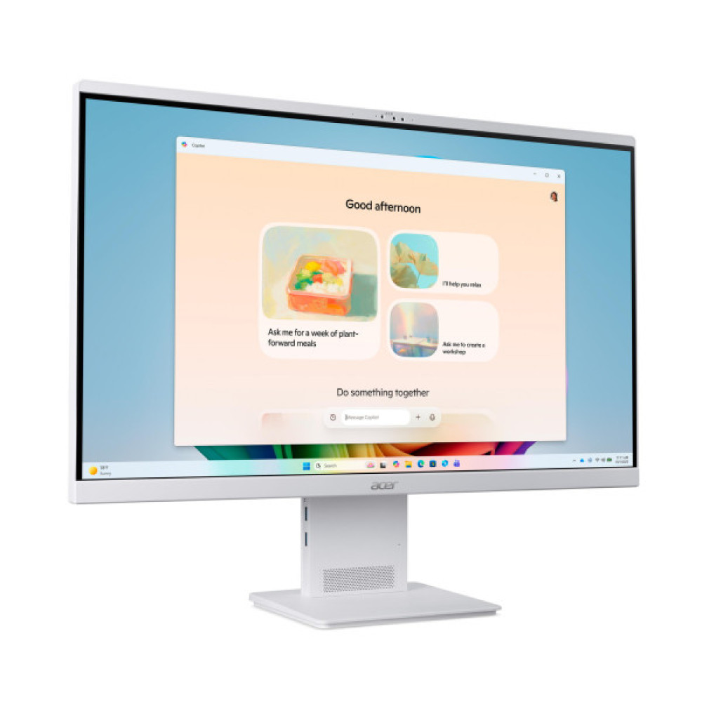 Комп'ютер персональний моноблок Acer Aspire S27B-UGMTL-U 27" FHD, Intel U5-115U, 16GB, F1TB, UMA, WiFi, кл+м, Lin, білий