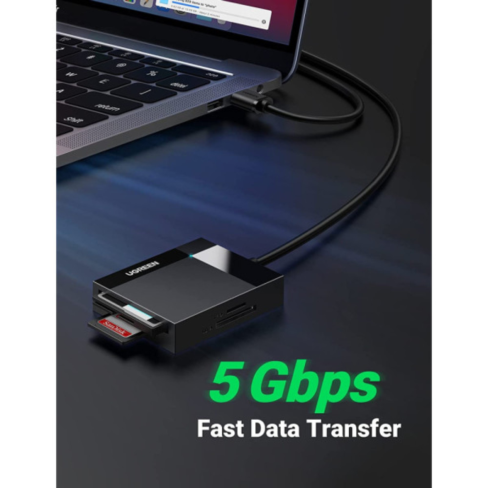 Зчитувач флеш-карт USB 3.0 All-in-One 0.5m Card Reader Ugreen (30333)