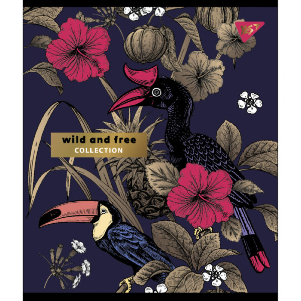 Зошит Yes Wild and free 18 аркушів лінія (766830)