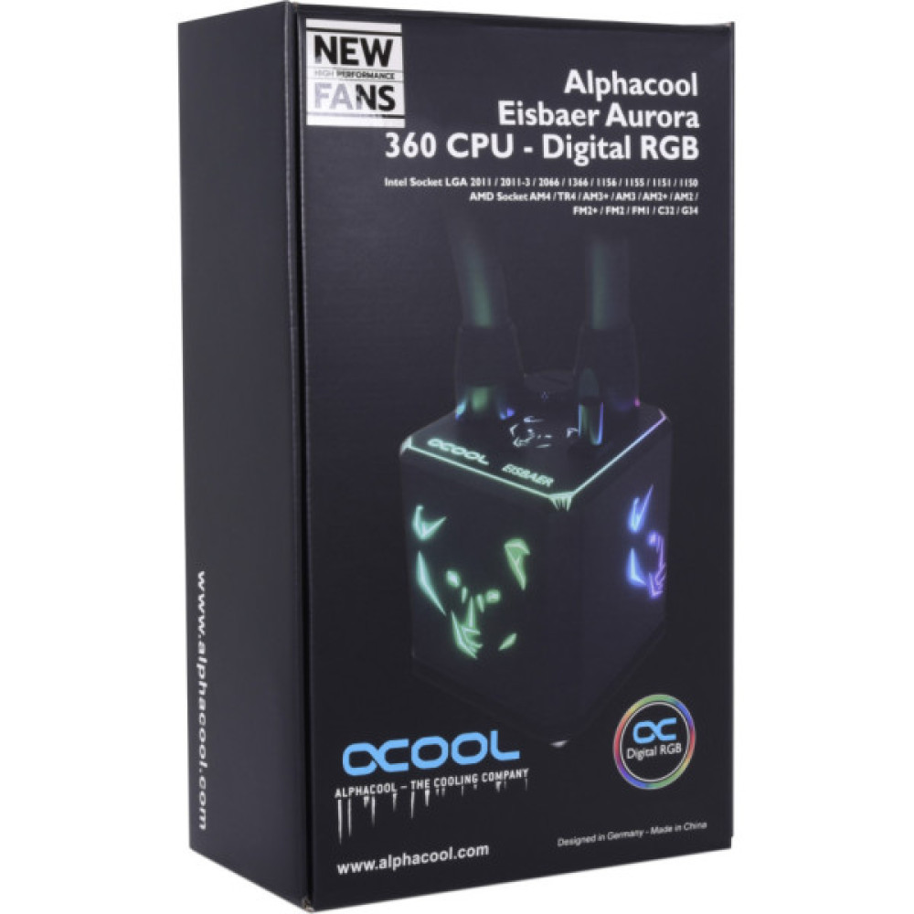 Система рідинного охолодження Alphacool AURORA HPE EDIT.360 (11999)