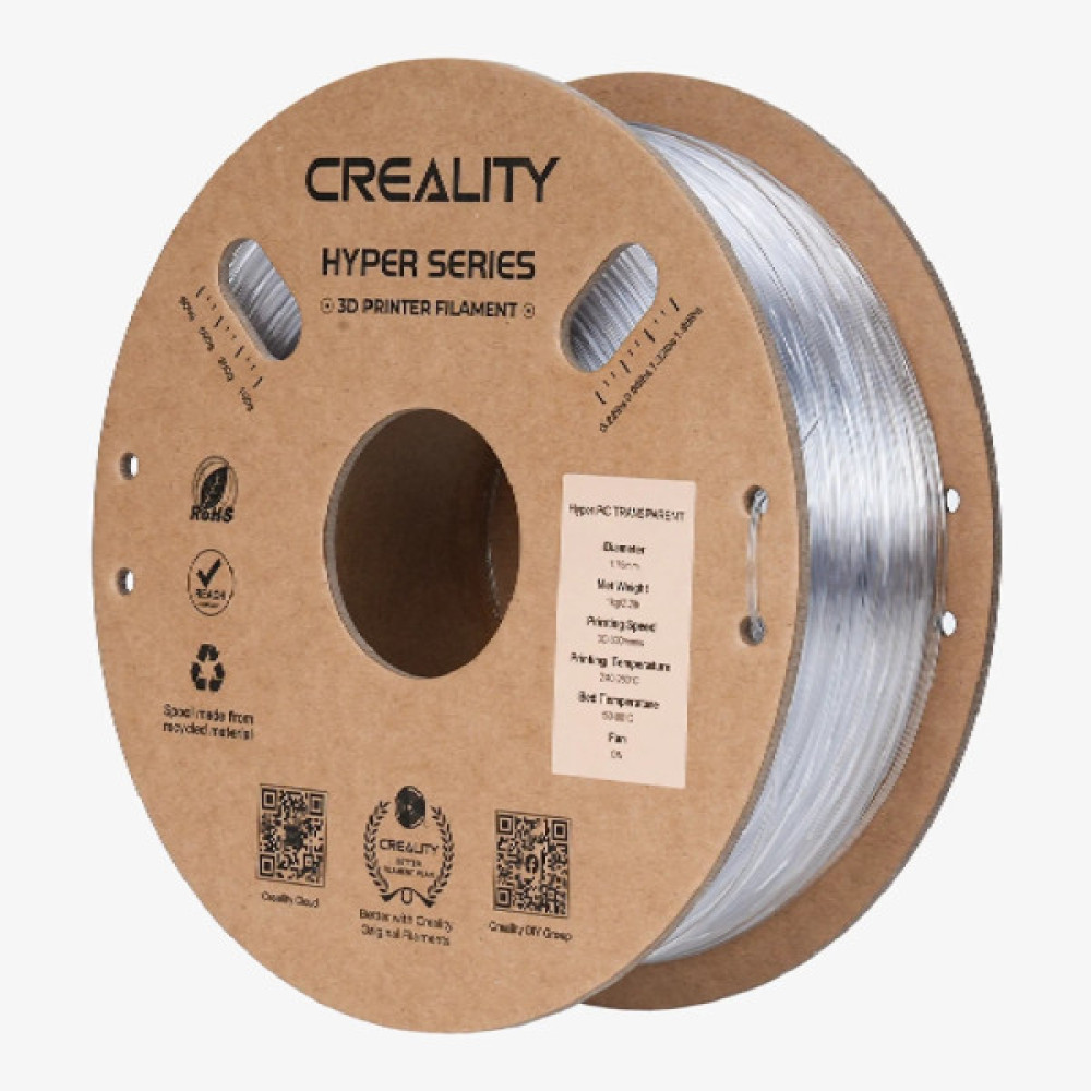 Пластик для 3D-принтера Creality Hyper PC 1кг, 1.75мм, transparent (3301070013)
