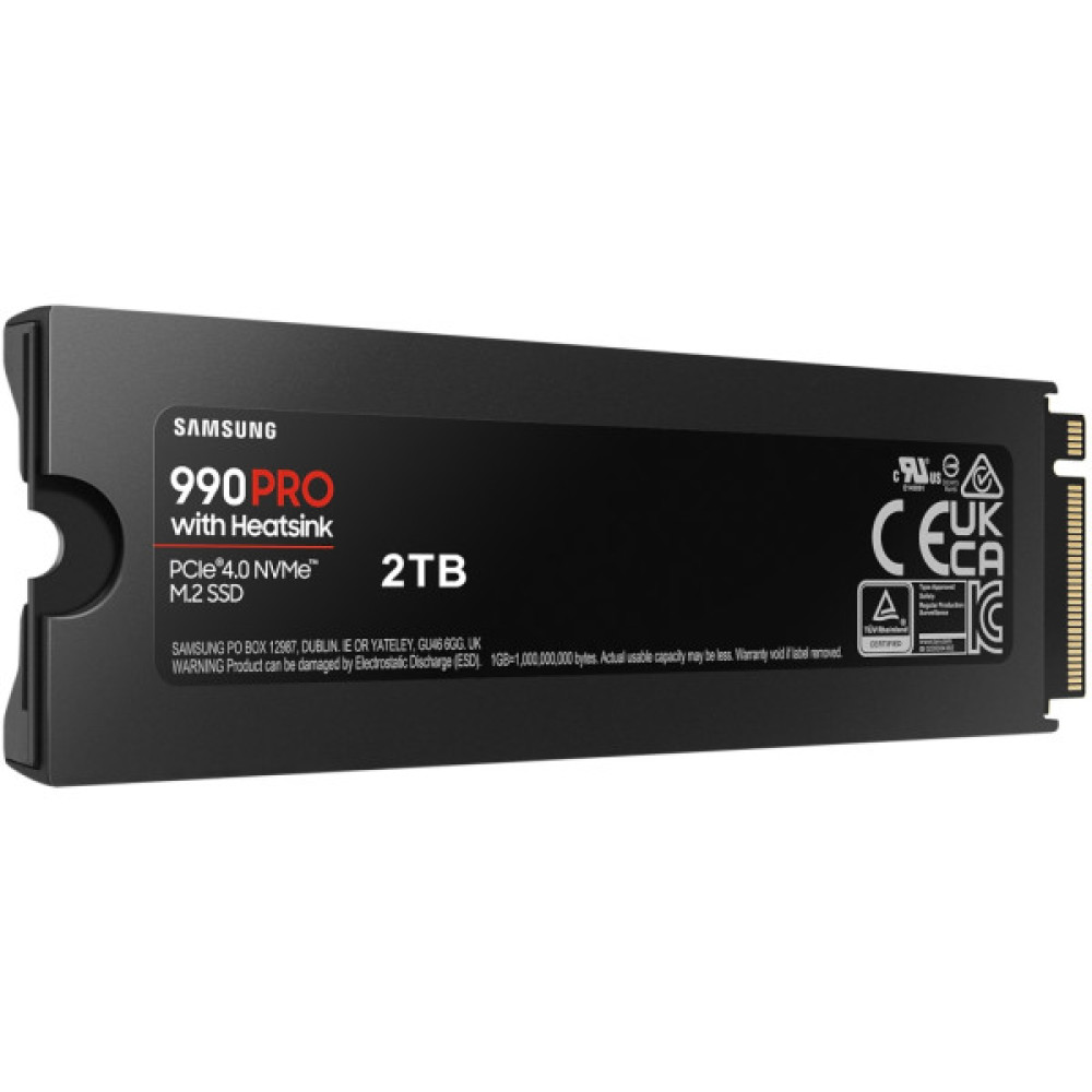 Накопичувач SSD M.2 2280 2TB 990 PRO with Heatsink Samsung (MZ-V9P2T0CW)