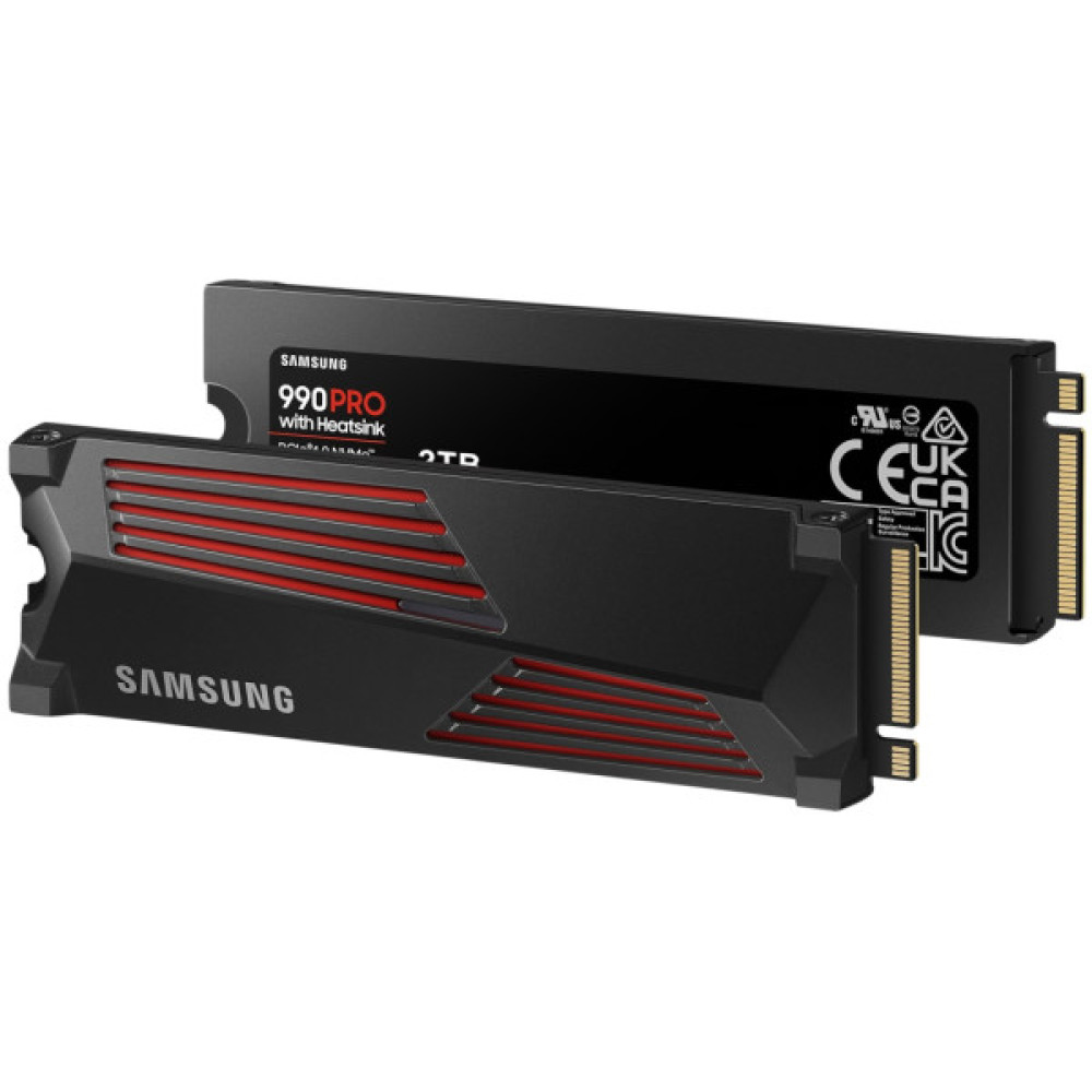 Накопичувач SSD M.2 2280 2TB 990 PRO with Heatsink Samsung (MZ-V9P2T0CW)