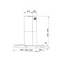 Витяжка Faber Т-подібна, 60см, 1180м.куб/год, TSP X A60 2LS, нерж Витяжка Faber Т-подібна, 60см, 1180м.куб/год, TSP X A60 2LS, нерж