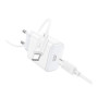 Зарядний пристрій HOCO C76A Pro Majestic USB-C PD30W + cable USB-C to USB-C White (6942007616324) Зарядний пристрій HOCO C76A Pro Majestic USB-C PD30W + cable USB-C to USB-C White (6942007616324)