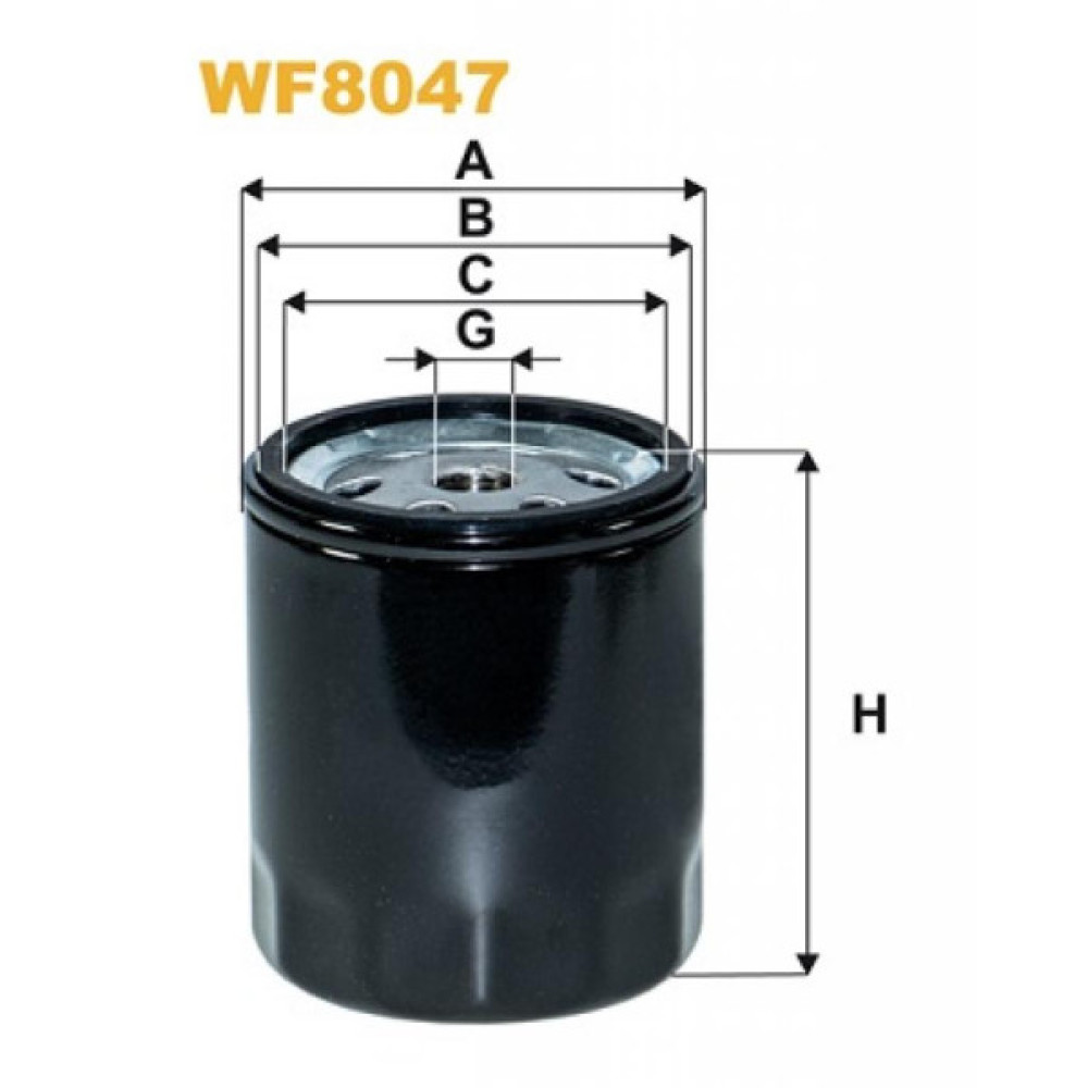 Фільтр паливний Wixfiltron WF8047 Фільтр паливний Wixfiltron WF8047