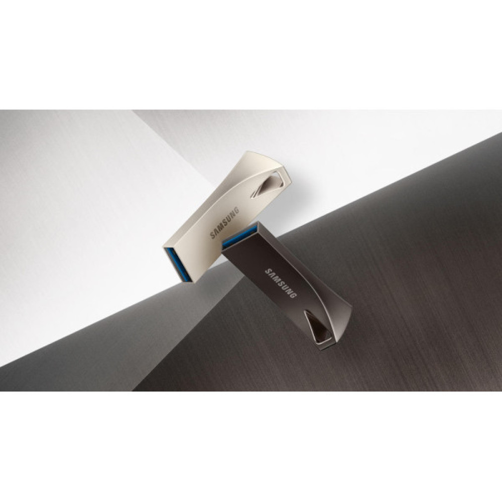 Накопичувач Samsung 512GB USB 3.1 Type-A Bar Plus Срібний