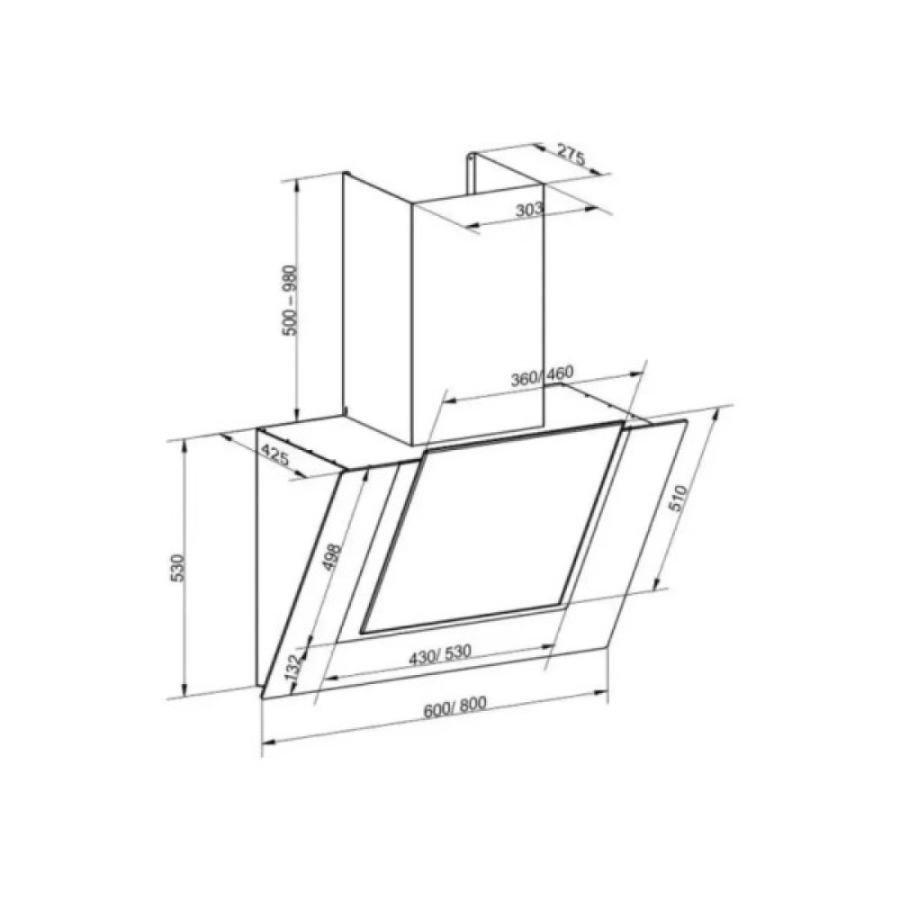 Витяжка кухонна Kaiser AT 8409 FW Eco