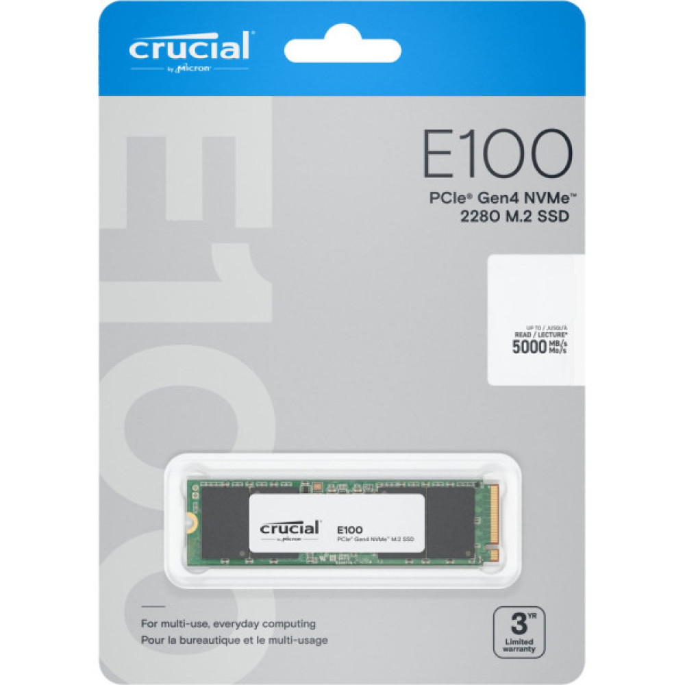 Накопичувач SSD M.2 2280 480GB E100 Micron (CT480E100SSD8)