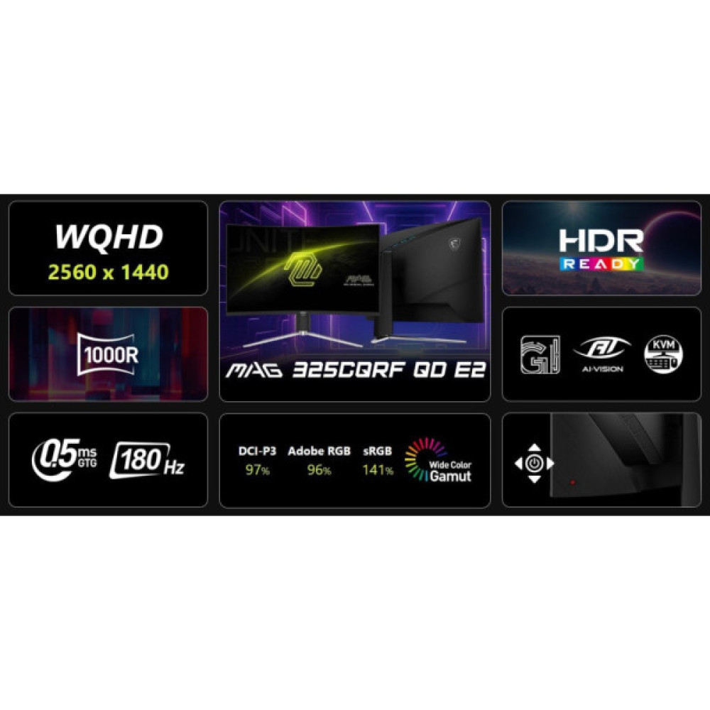Монітор MSI MAG 325CQRF QD E2