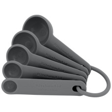 Аксесуар кухонний KitchenAid Набір мірних ложок Coreline, 5 шт, сірий (KQG057OHCGG)