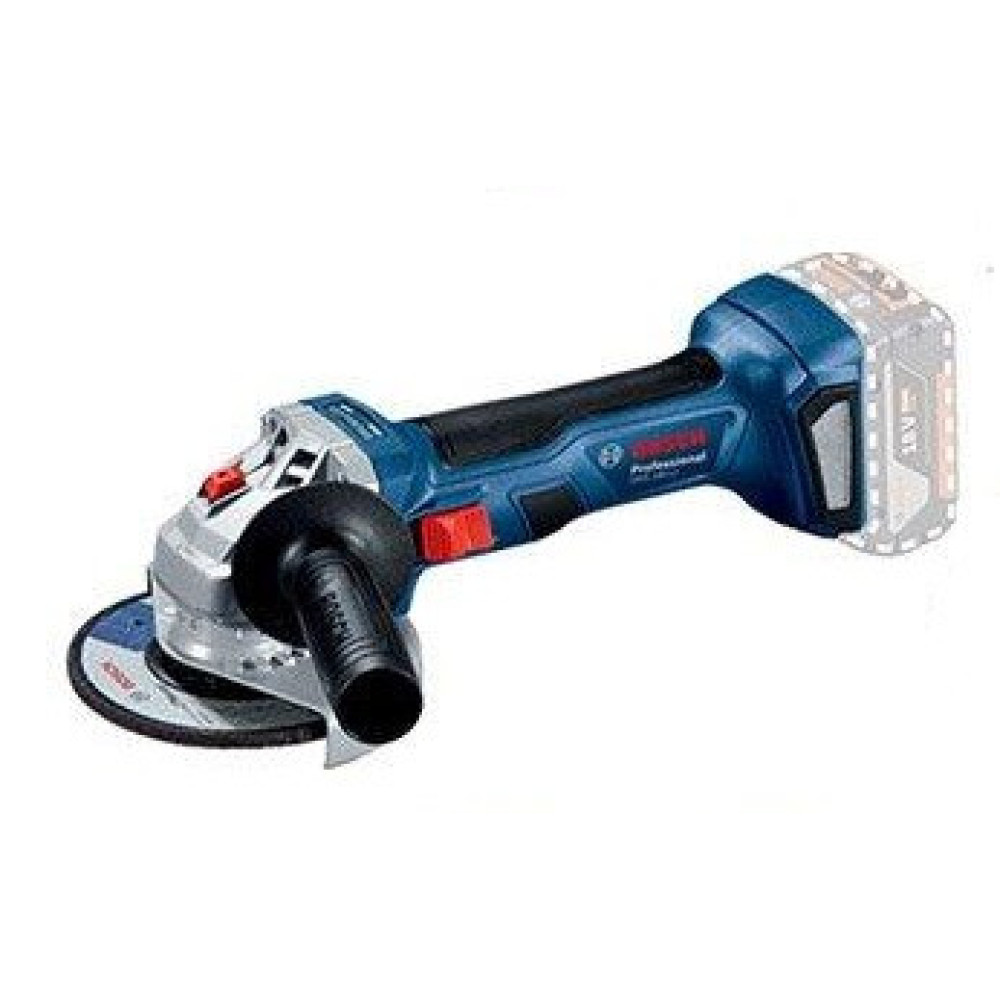 Набір із двох акумуляторних інструментів Bosch Professional 18В дриль-шурупокрут GSR 18В-50 шліфмашина кутова GWS 180-LI акб 1х2А·год+1х5А·год XL-BOXX