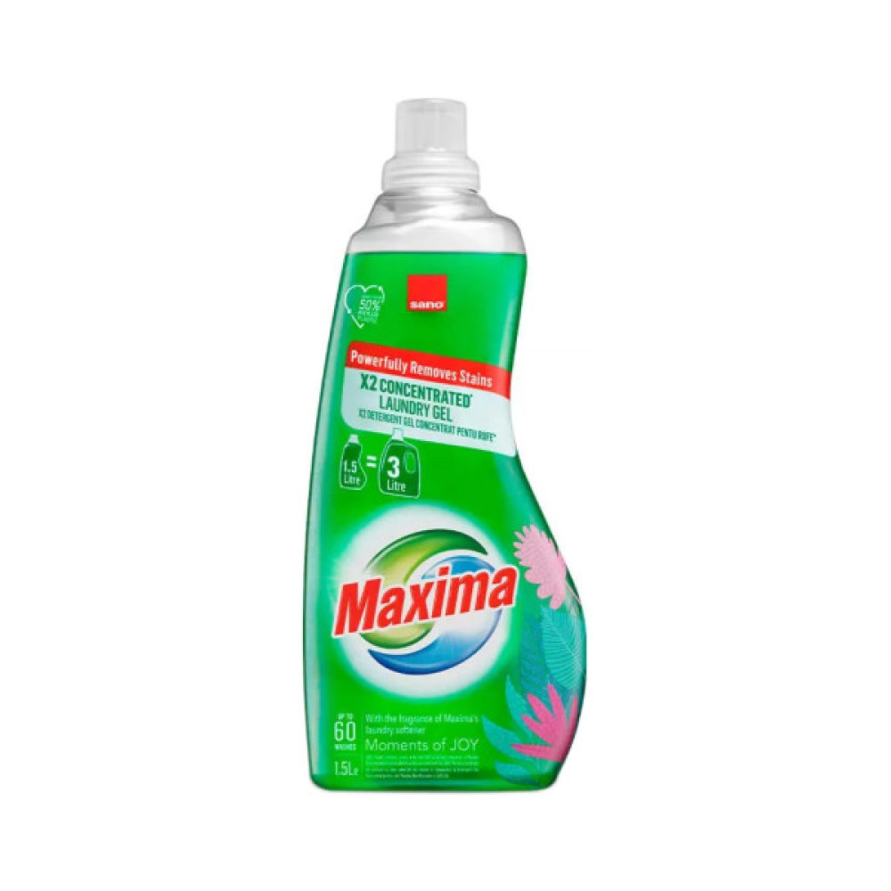 Гель для прання Sano Maxima Moments of Joy Концентрований 1.5 л (7290108356922)