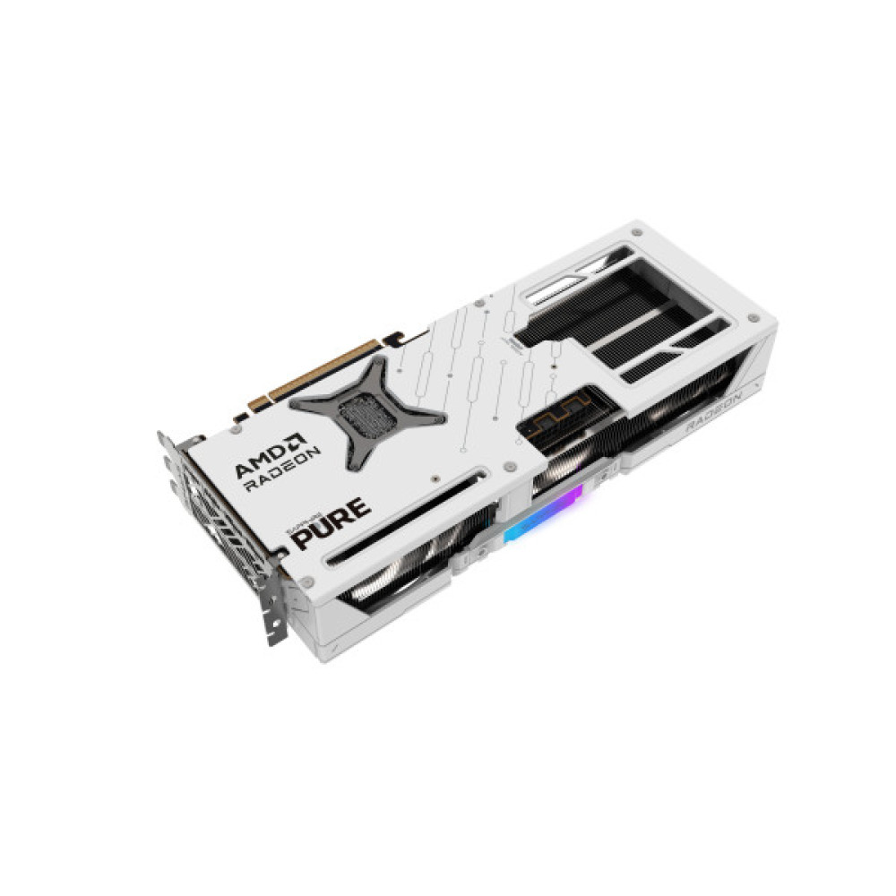 Відеокарта SAPPHIRE Radeon RX 9070 XT 16GB GDDR6 PURE GAMING OC білий