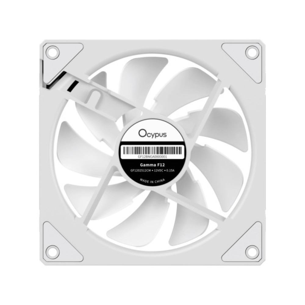 Кулер до корпусу OCYPUS GAMMA F12 WH ARGB (GAMMA-F12-WH1AM00X-GL)