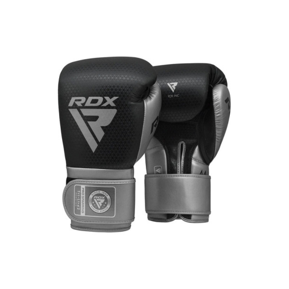 Боксерські рукавички RDX Mark Pro Sparring TRI Lira 2 Silver 16 унцій (BGM-PSTL2S-16OZ)