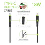 Дата кабель USB-C to Lightning 1.2m CBFLEXTL1 18W black Intaleo (1283126542459) Дата кабель USB-C to Lightning 1.2m CBFLEXTL1 18W black Intaleo (1283126542459)