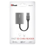 Кардрідер Trust Dalyx USB-A 3.2 > SD/microSD, Алюміній, 0.08м, Сірий Кардрідер Trust Dalyx USB-A 3.2 > SD/microSD, Алюміній, 0.08м, Сірий