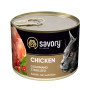Вологий корм для кішок Savory Cat Can Adult Sterilised курка 200 г (4820232630754) Вологий корм для кішок Savory Cat Can Adult Sterilised курка 200 г (4820232630754)