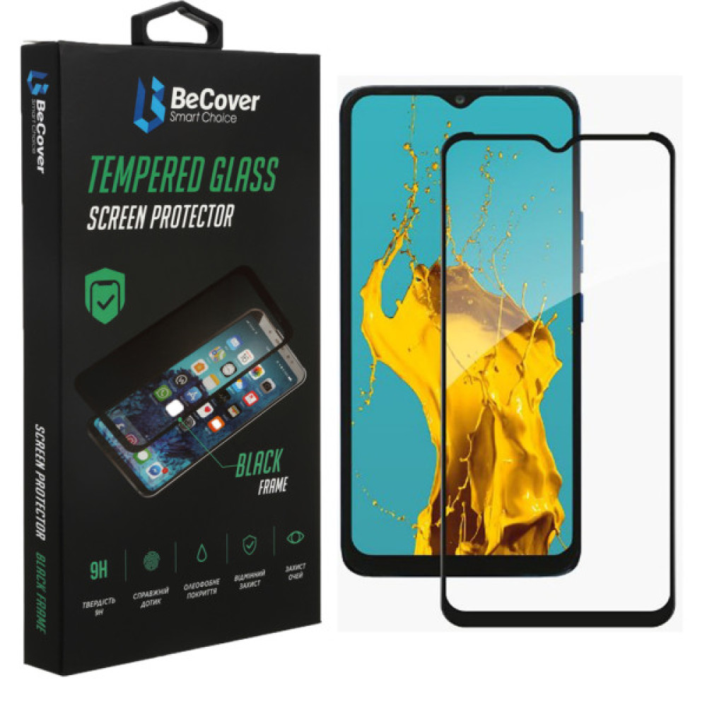 Скло захисне BeCover Tecno Pop 5 LTE (BD4i) / (BD4a) Black (708164) Скло захисне BeCover Tecno Pop 5 LTE (BD4i) / (BD4a) Black (708164)