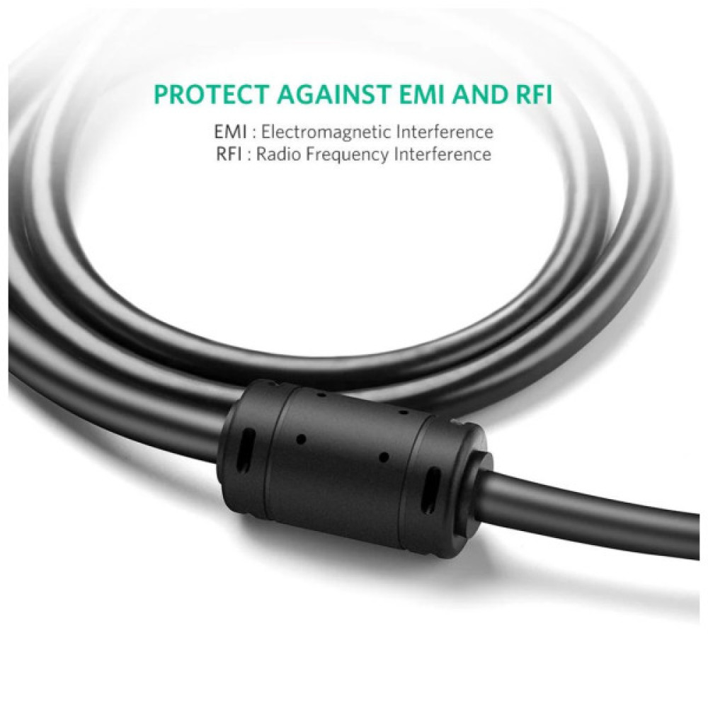 Кабель мультимедійний VGA M to VGA M 2.0m VG101 black Ugreen (11646) Кабель мультимедійний VGA M to VGA M 2.0m VG101 black Ugreen (11646)